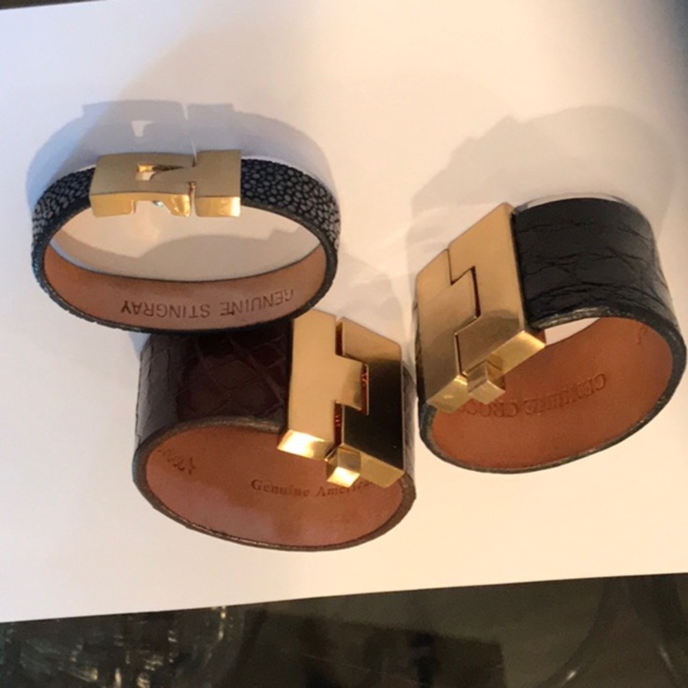 Leighelena Stingray,Alligator,Crocodile Bracelets.